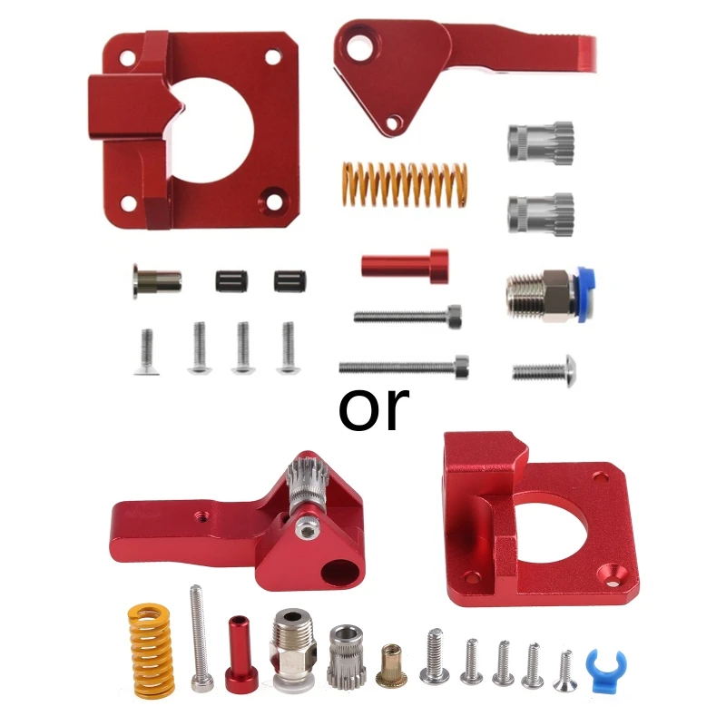 

Dual Gear Extruder, Mk8 Upgrade Motor Shaft for CR-10 CR-10S Ender-3 Dropship
