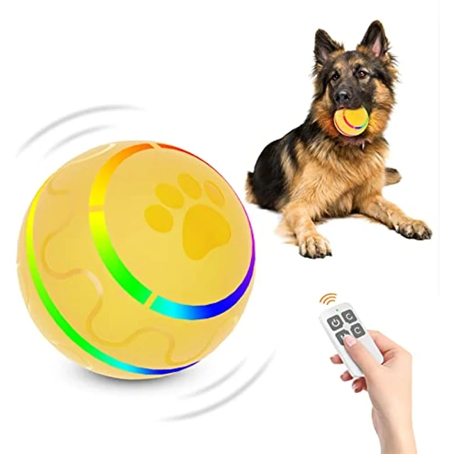 ATUBAN-Balle Peppy télécommandée pour chiens, jouet à mâcher