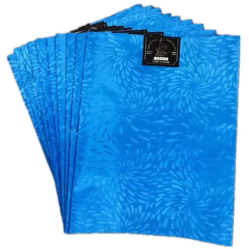 Headtie Africano Sego Di Alta Qualità Rende Auto Gele Nigeriano Stile Unico Cravatta Turbante Cap Luxury Head Wrapping 2 Pz/Borsa 1 F326