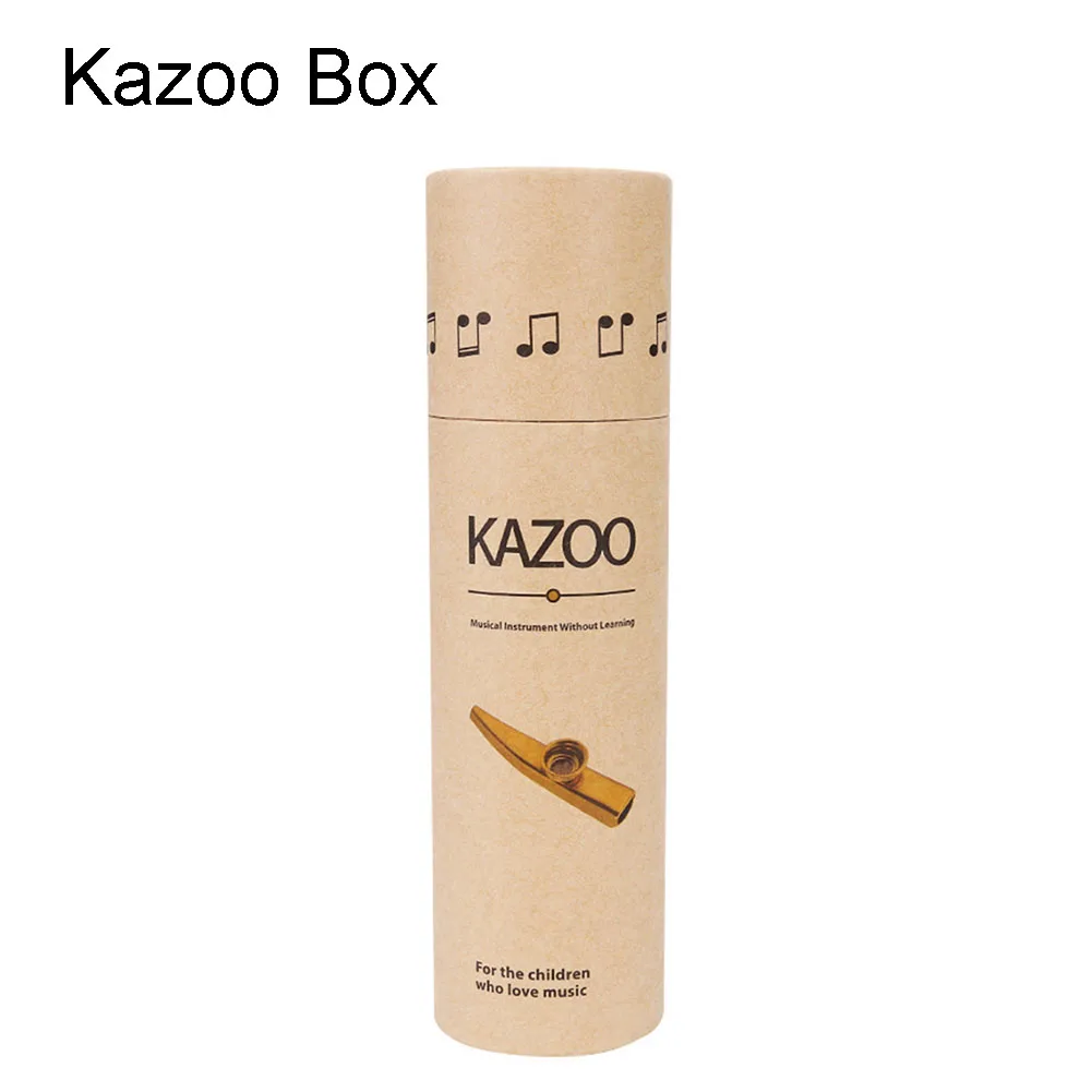 

Paper Storage Kazoo Box Gifts Instrument Parts Mouth Blowing Musical Gifts Portable 15.5*4.35*4.35cm For Kazoo