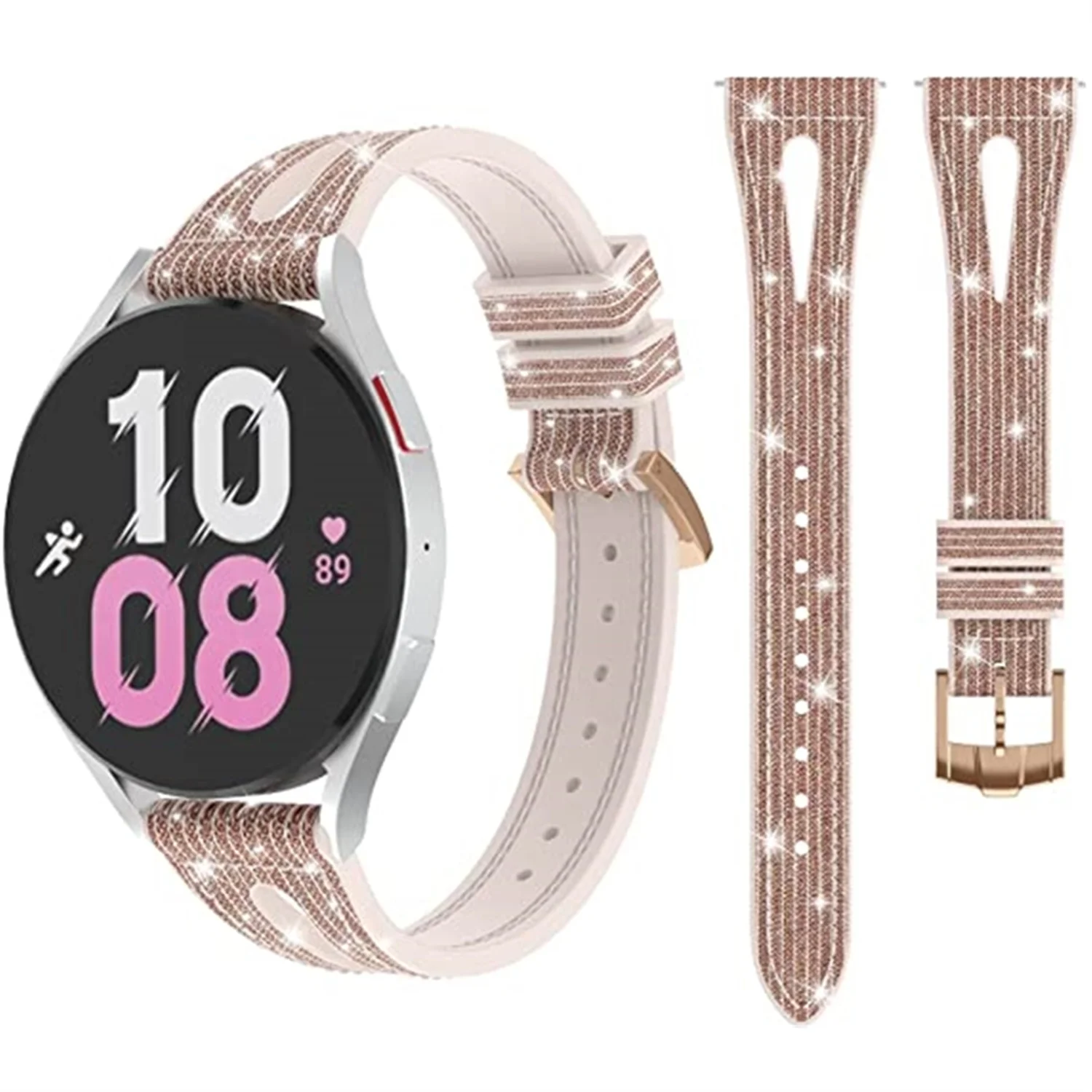 

Ремешок силиконовый для Samsung Galaxy Watch 6/5/4 Band 40 мм 44 мм 5Pro 45 мм, тонкий браслет для наручных часов 4 6Classic 42 мм 46 мм 47 мм 43 мм, 20 мм