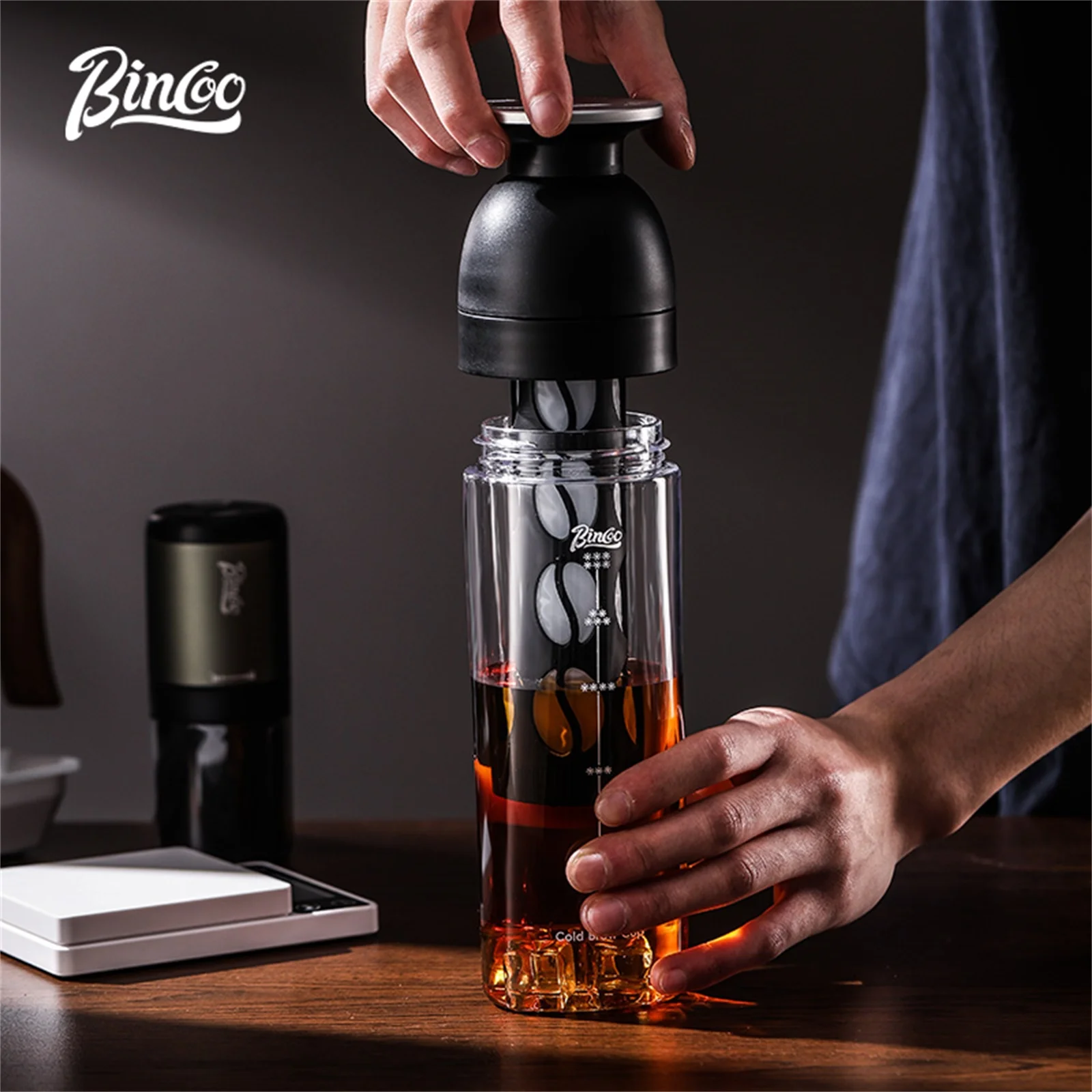 صانع القهوة الباردة الاحترافي من بينكو، مصنوع من م...