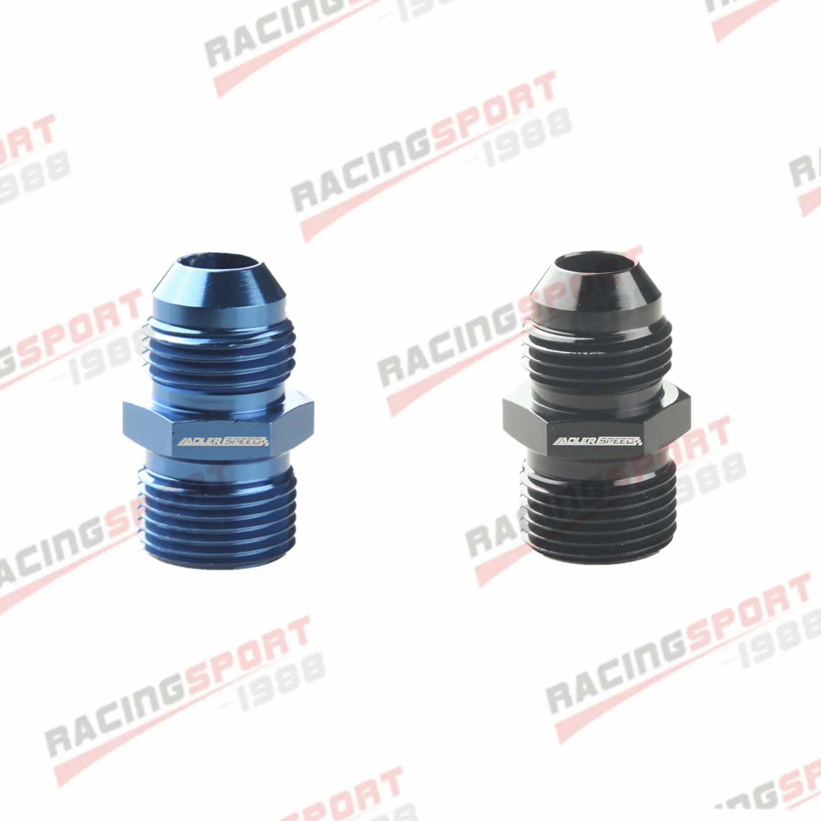 

Male 8AN AN8 Flare To M16 X 1.5 ( MM ) Metric Straight Fitting BLACK/BLUE