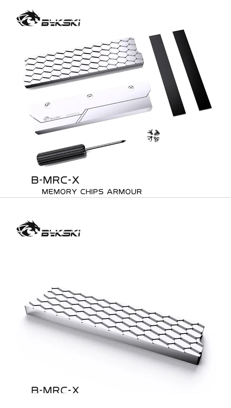 bykski computador ram memória vermelho cobre dissipação de calor cooler armadura