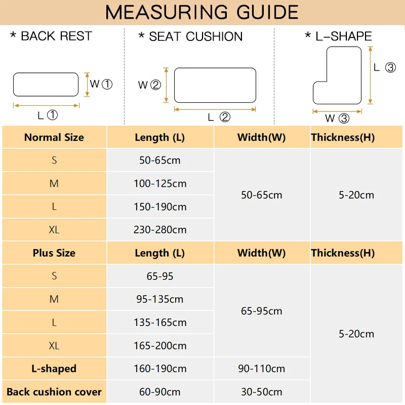 Stretch Sofa Seat Cushion Cover Thick Jacquard Couch Cushion Covers Sectional Seat Slipcovers Armchair Anti Cat Paw Textured 3