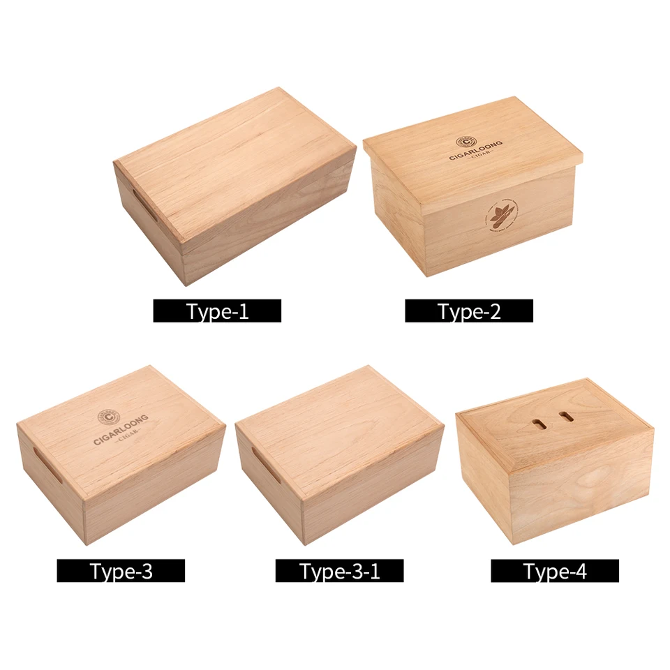 CIGARLOONG-Cigar Box, Moisturizing, No Paint Box, Large Capacity