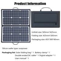 Conception pliable pour les aventures en plein air, le camping, les voyages en camping-car, les panneaux solaires et l’alimentation électrique de secours à domicile. 2