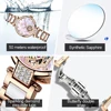 OUPINKE 3183 TOP Brand Women Watch Automatic Mechanical Elegant Ceramic Strap Diamond Waterproof Gift Box Watches for Women 4
