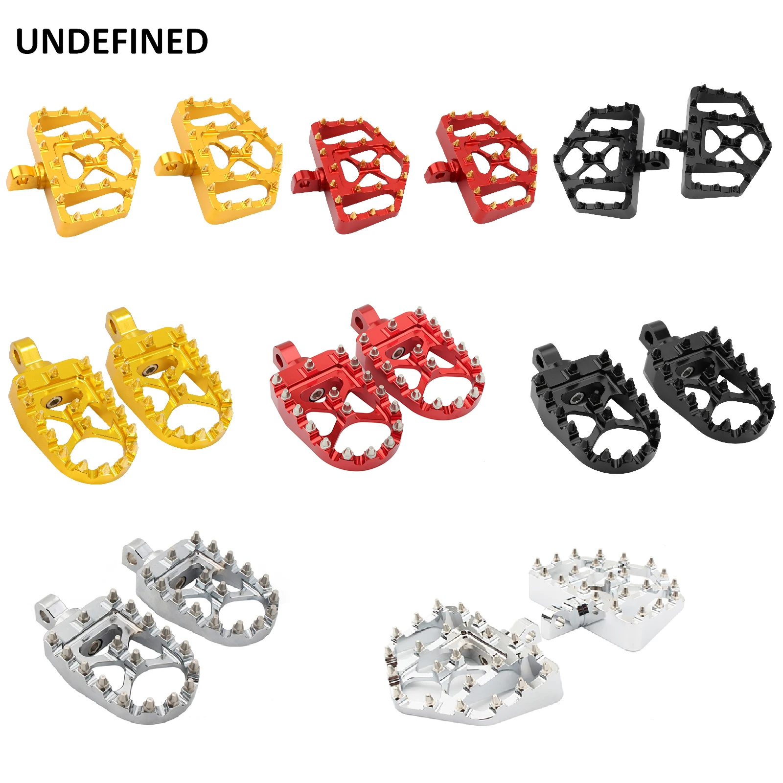 Motorcycle Footrests Motorcycle Foot Pedals Motorcycle MX Foot Pegs Wide Fat Floorboards Footrests Pedals Peg For Harley Sportster XL 1200 883 Dyna FXDF FLH Bobber Street