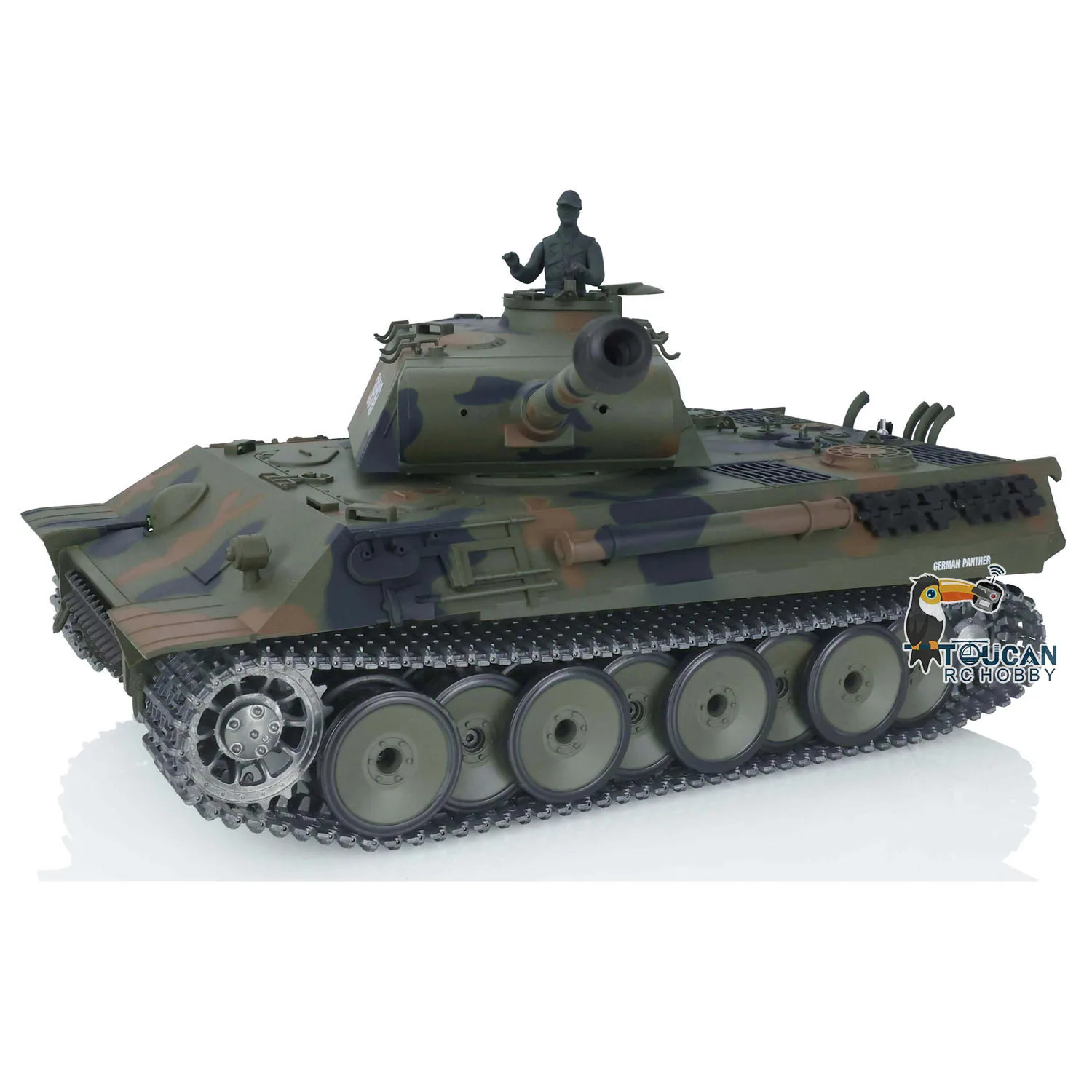 Heng Long RTR 1/16 Scale 7.0 Upgraded Metal Version German Panther V RC Tank 3819 Army BB Shoot Unit Speaker Toys Model TH17288 5