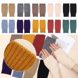 Women Men Winter Accessories Cotton Wool Half Finger Warm Gloves Computer Mittens Fingerless Gloves