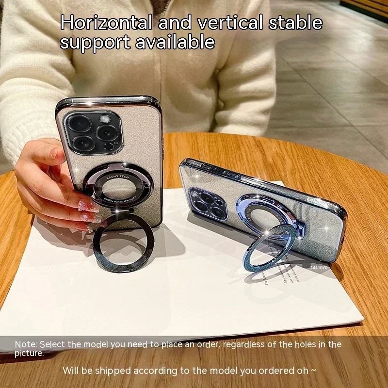 Enhanced Plating Holder Protective Phone Case Cover