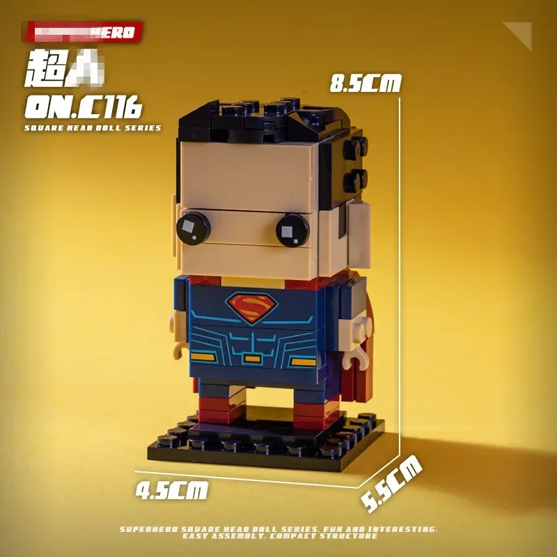 Cartoon Character Iron Man Captain America Building Blocks Toys Small Particles Build Model Toys Give Children Educational Gifts 4
