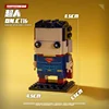 Cartoon Character Iron Man Captain America Building Blocks Toys Small Particles Build Model Toys Give Children Educational Gifts 4
