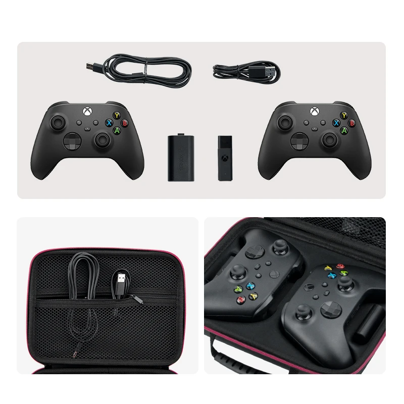 Bolsa de Armazenamento para Ps5 Microsoft Xbox Série s pc Bluetooth Steam Jogo Dual Handle Eva Caixa de Armazenamento Portátil Case Eva Estojo de Transporte - Image 2