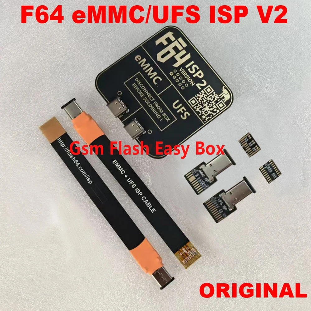 2026 최신형 F64 UFS/EMMC ISP V2 F64 플래시 64 UFS eMMC ISP 어댑터 (플래시 64 라이트 F64 울트라 툴박스용)