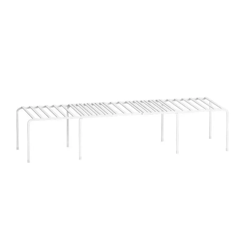 Adjustable Expandable Shoe Rack Organizer-Space-Saving Built-in Cabinet Shelf Divider For Closet & Shoe Storage