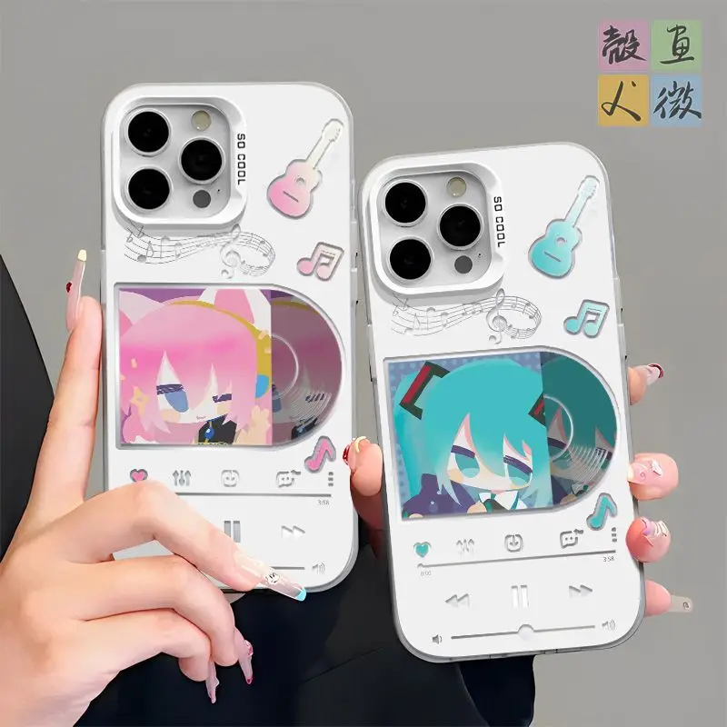 2-D Kawaii Anime Character Phone Case For iPhone XS XR X 7 8 Plus 16 15 14 Pro Max Plus 13 12 11 Pro Max Mini Cartoon Hard Cover
