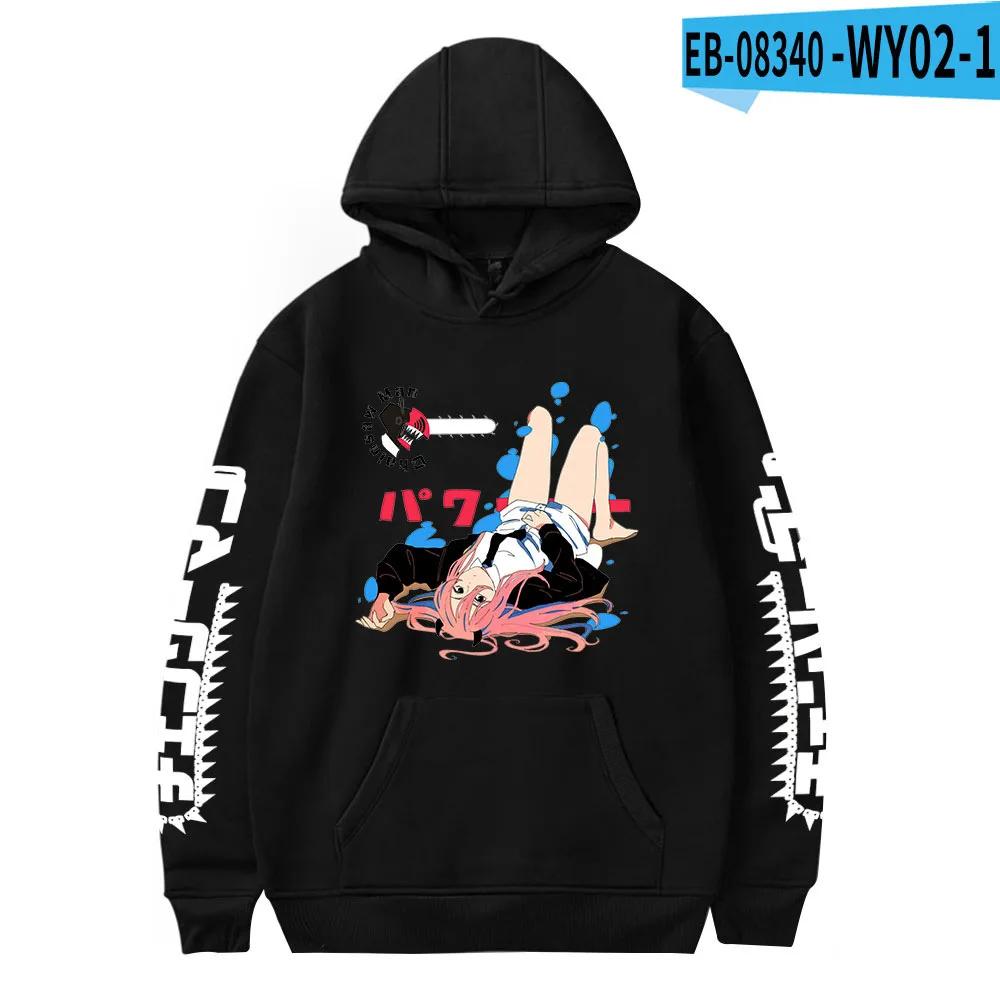 

Anime Manga Hoodie Japan Chainsaw Man Hoody Sweatshirt Makima Bad Woman Pattern Hoodies Men Women Fashion Loose Streetwear Tops