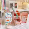 INS Style Pen Holder Creative Refrigerator Cute Large Capacity Desktop Storage Holder Fashion Sweet Multifunctional Pen Holder 5
