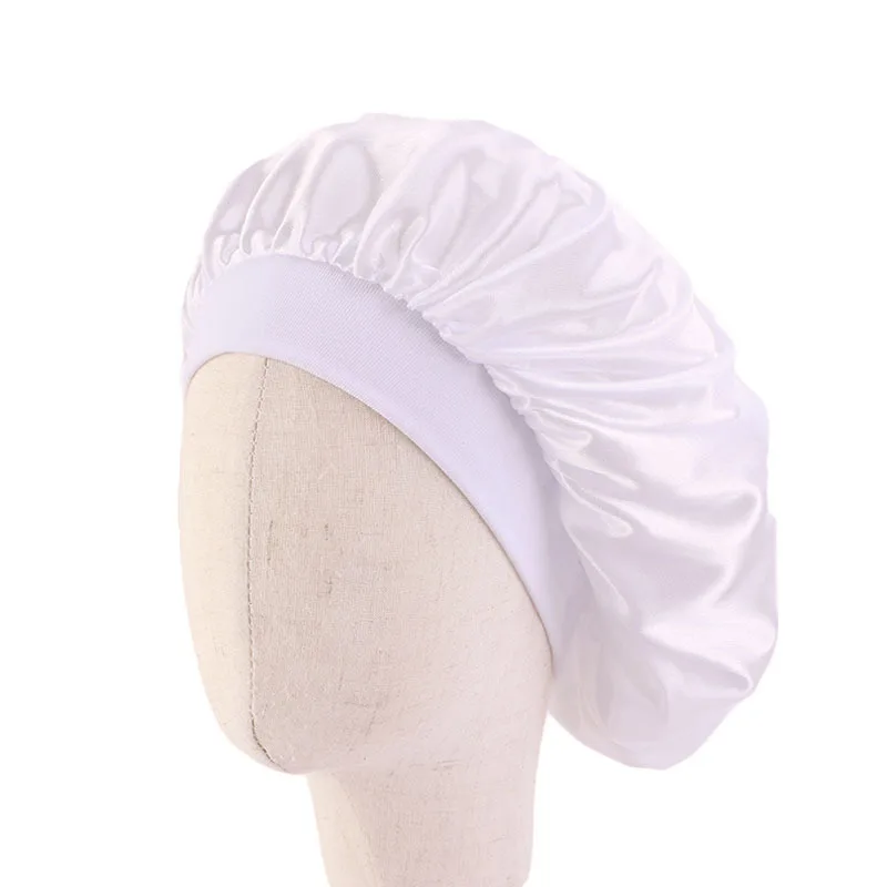 2 Pcs Kids Satin Bonnet Adjustable Sleeping Cap Silk Soft Night Hair Bonnet for Toddler Child Baby 
