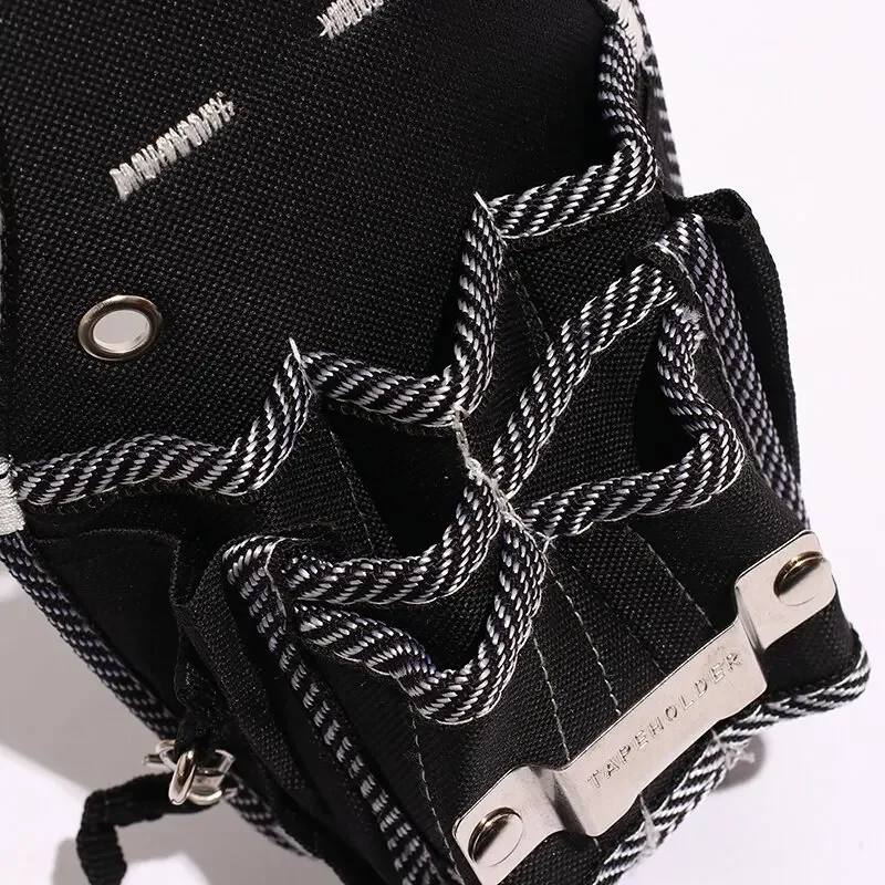 Multifunctional Tool Bag and Belt Nylon Fabric Tool Screwdriver Kit Holder Bag Pocket Pouch Bag Electrician Waist Pocket Case images - 6