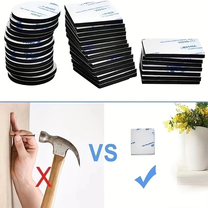 Strong VHB double sided foam tape no trace self adhesive EVA foam sticky decor strong pad mounting sponge adhesive fixed wall
