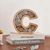 Wooden Letter Piggy Bank 2