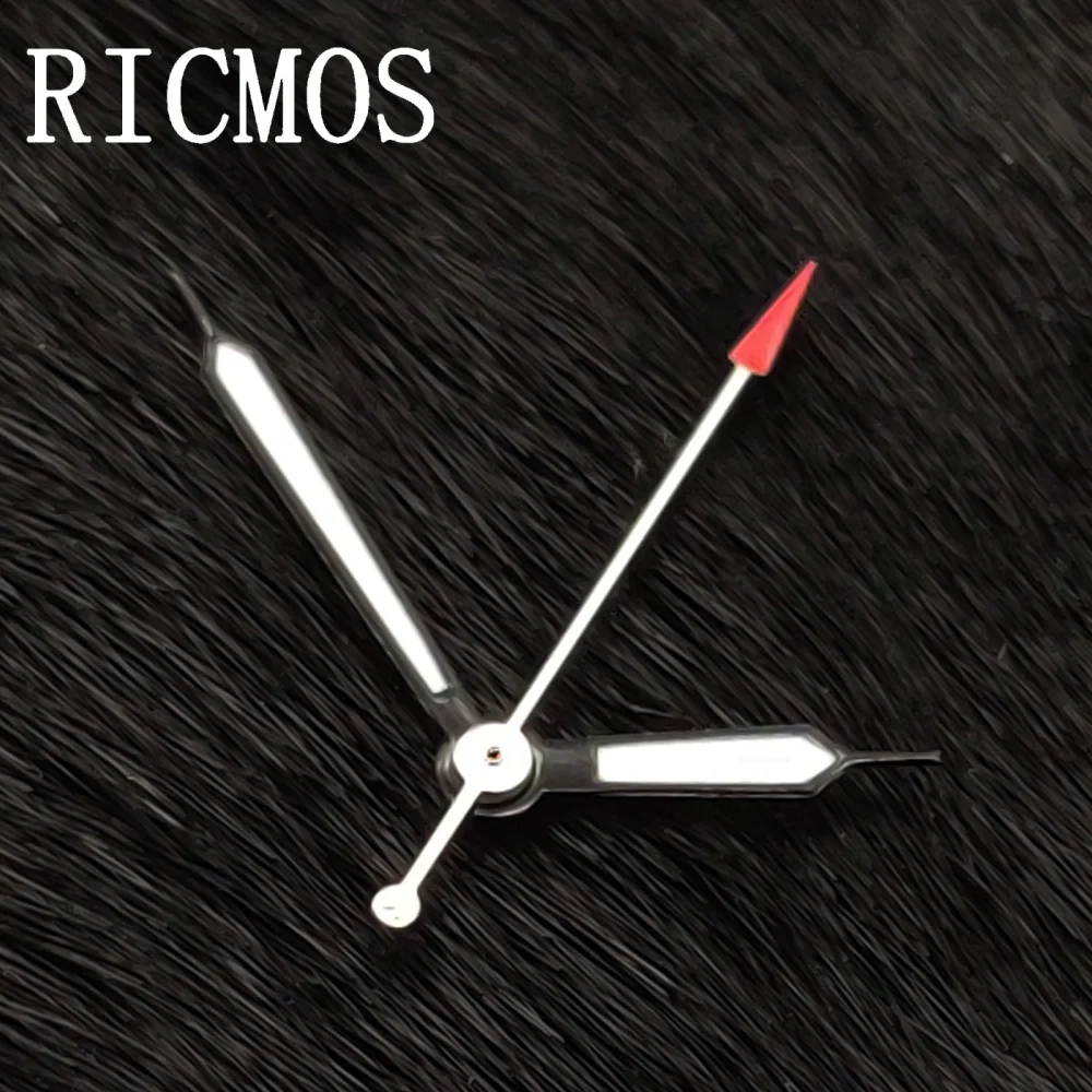 Green Luminous Silver Watch Hands Replacement Parts
