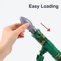 2024 New Simulation Mortar Small Children's Automatic Rocket Launcher Toy with 6 Luminous Shells Toy Gun Set Children's Gift 2