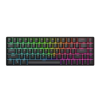 Raven68 Esports teclado de eje magnético con cable modo único PBT transparente Keycap 8K retorno ajustable Key68 juego mecánico