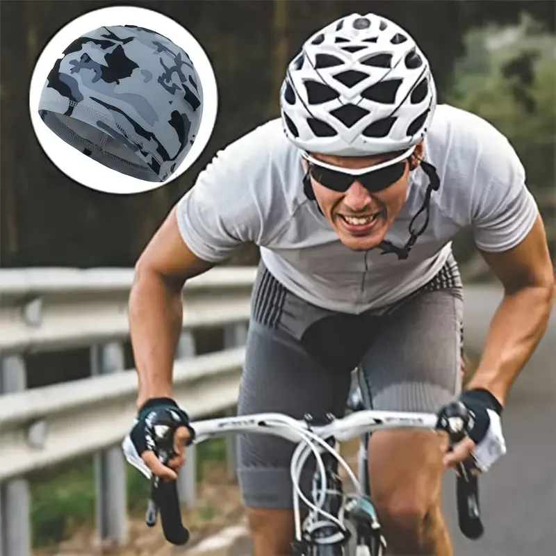 Cooling Skull Cap Helmet Liner Sweat Wicking Cycling Running Hat for Men Women  Cap Quick Dry Anti-UV Sports Hat Cooling Hat 4