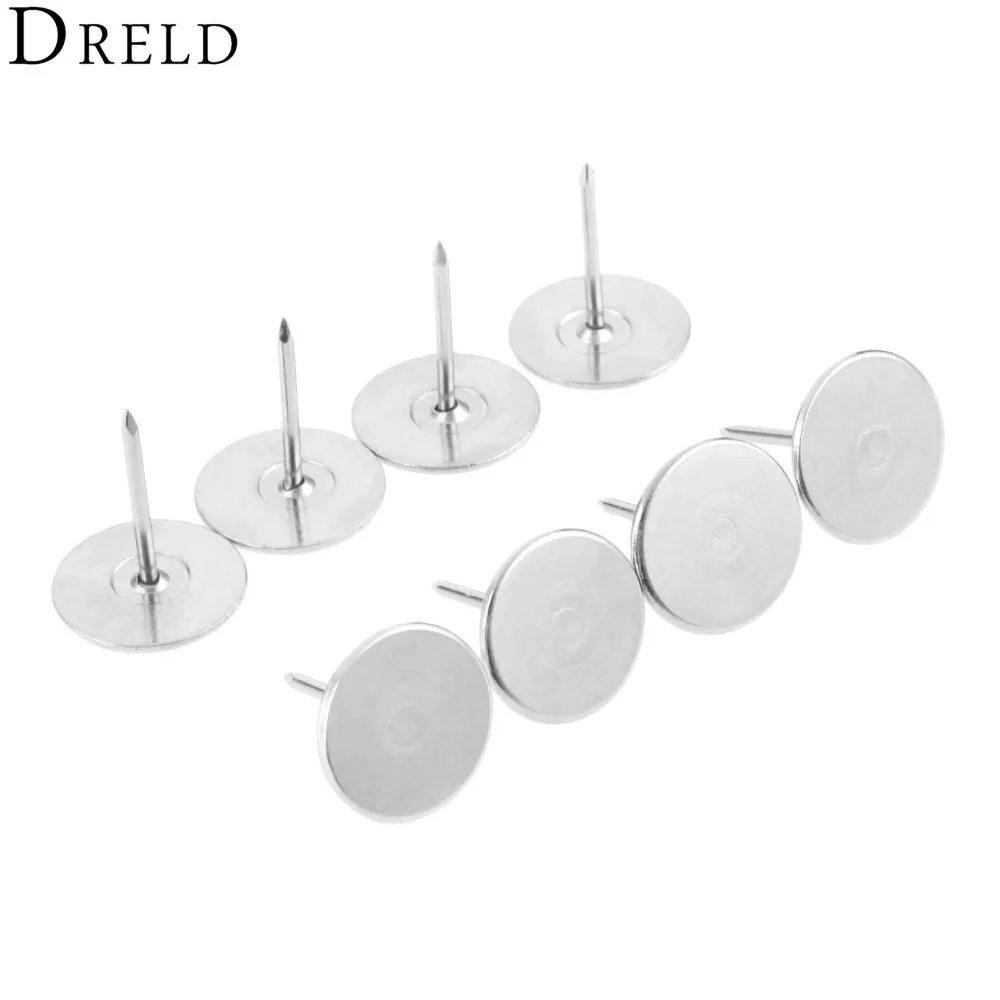 DRELD 20Pcs Upholstery Decorative Nails Tacks Jewelry Gift Case Box Door Sofa Furniture Decorative Tachas Stud Pushpin 15x18MM