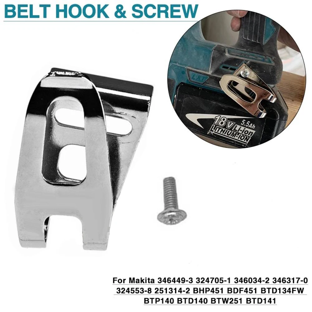 1 Stück Makitafo Gürtelhaken-Clip Und Bithalter + Schrauben 18 V 10,8 V Schlagbohrschrauber Lxt Business Industrial Cnc Metallbearbeitung S5634E569Ff844313B61E4255B6Efa90F3