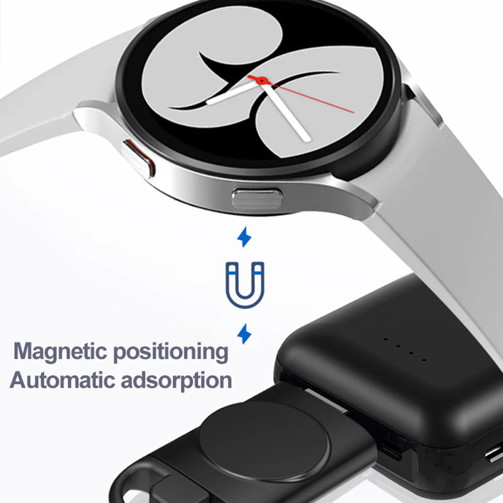 Ʈ ġ  USB + Type-C  ̽ ڱ    ũ Ｚ Galaxy Watch3/4 Active1/2