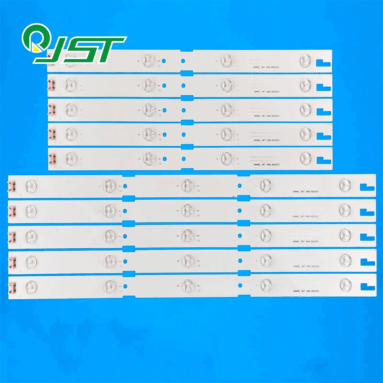 10pcs/Kit LED Strips for ARCE LIK A43L 6652 5B 5740 4B BEKO B43L 5740 4B BEKO B43L 6532 4B2 B43L-6652-5B 3CLE 5545BG