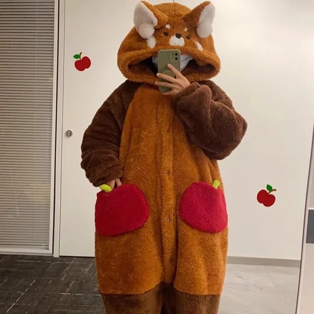Grijze wasbeer onesie pak kostuum kopen
