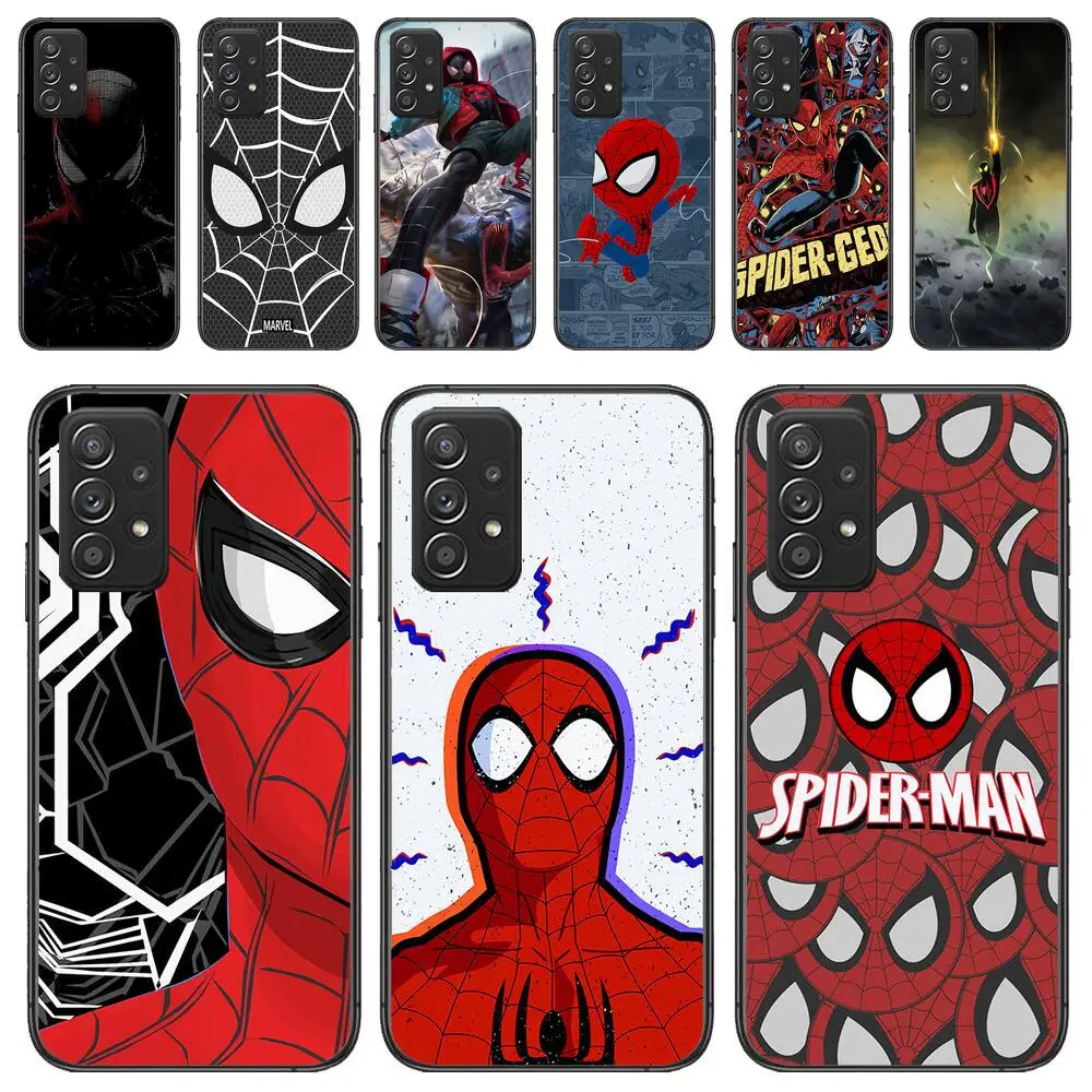 

Marvel Spider-Man TPU Phone Case For Samsung Galaxy A13 A52 A53 A73 A32 A51 A22 A12 A20e A50 A21 A72 A70 S 4G 5G Luxury Cover