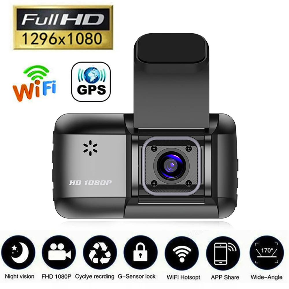 

Car DVR WiFi Dash Cam 1080P Full HD Rear View Vehicle Camera Video Recorder Night Vision Auto Dashcam GPS Logger Car Accessories