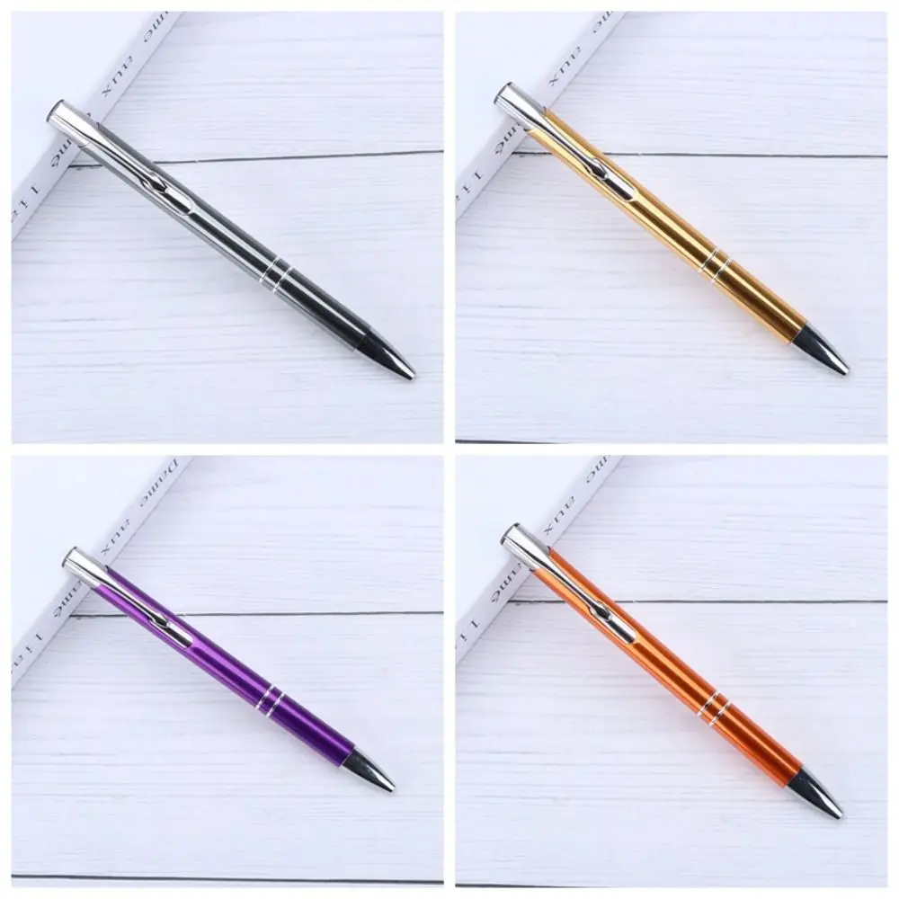 Deluxe Aluminum Ballpoint Pen - Elegant Design and Waterproof Durability