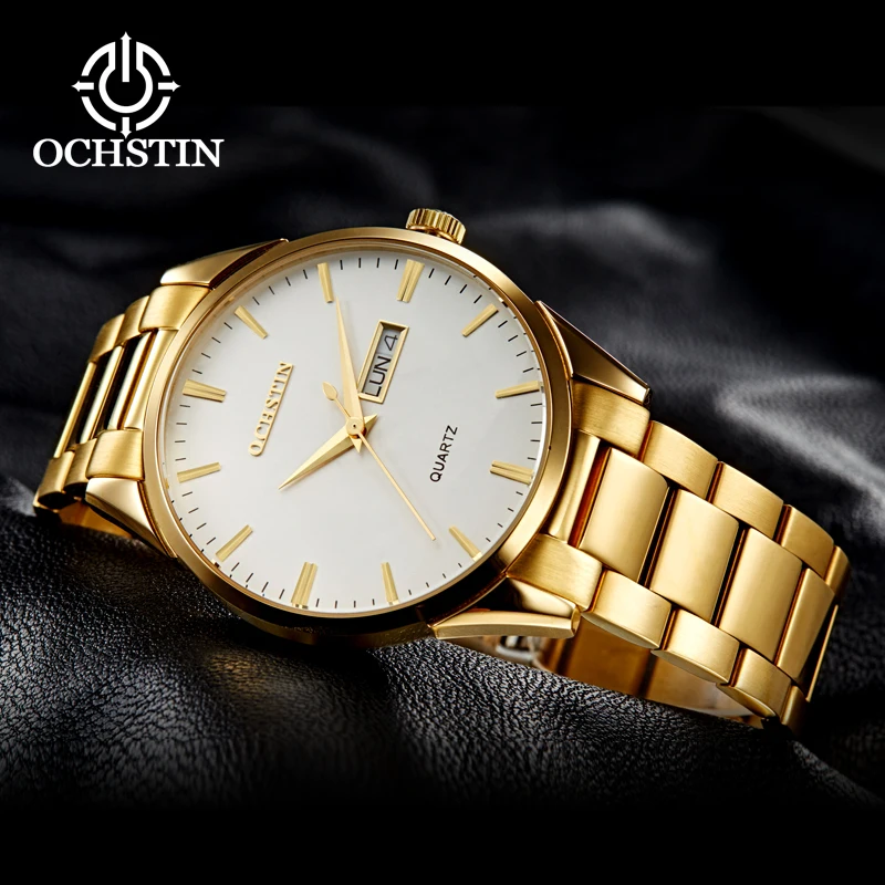 OCHSTIN Men's Gentle Series 2024 New Leisure Fashion Imported Multi functional Quartz Movement Watch Men's Quartz Watch