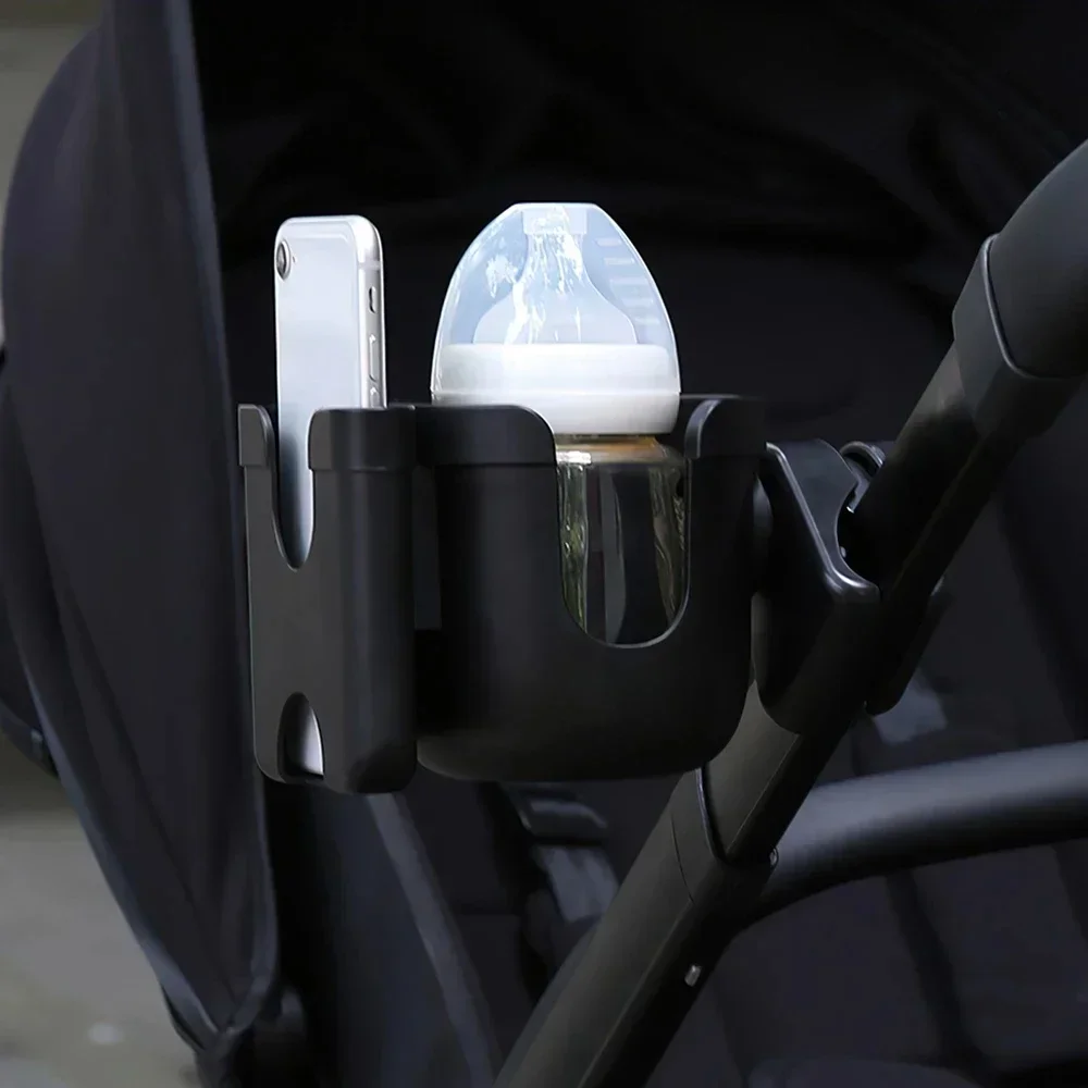 Baby Stroller Cup Holder Baby Bottle Holder Universal 2 In 1 Electric Bicycle Knob Kettle Clip Stroller Accessories