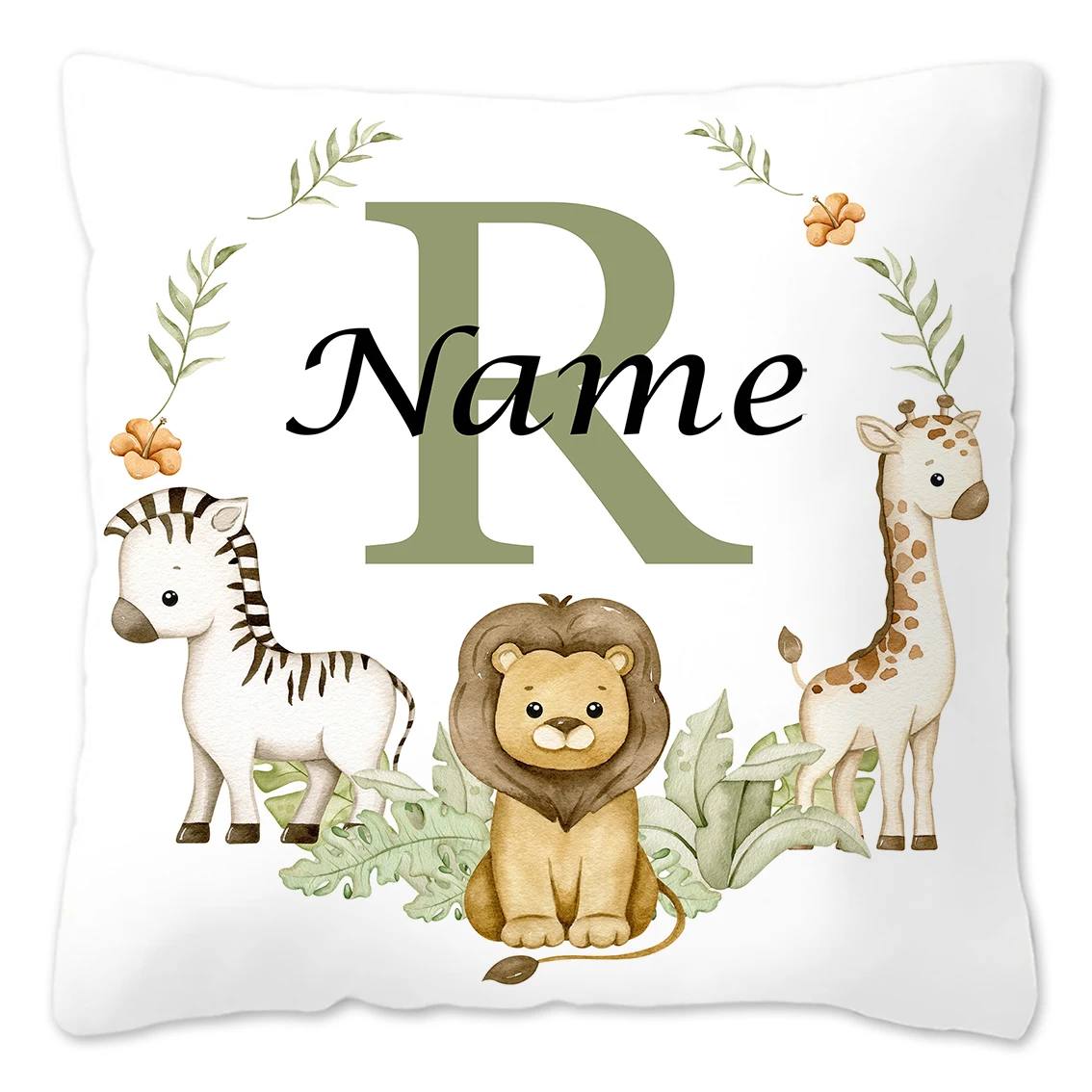 Personalized Animal-Themed Pillowcase for Kids' Birthday & Bedroom Decor
