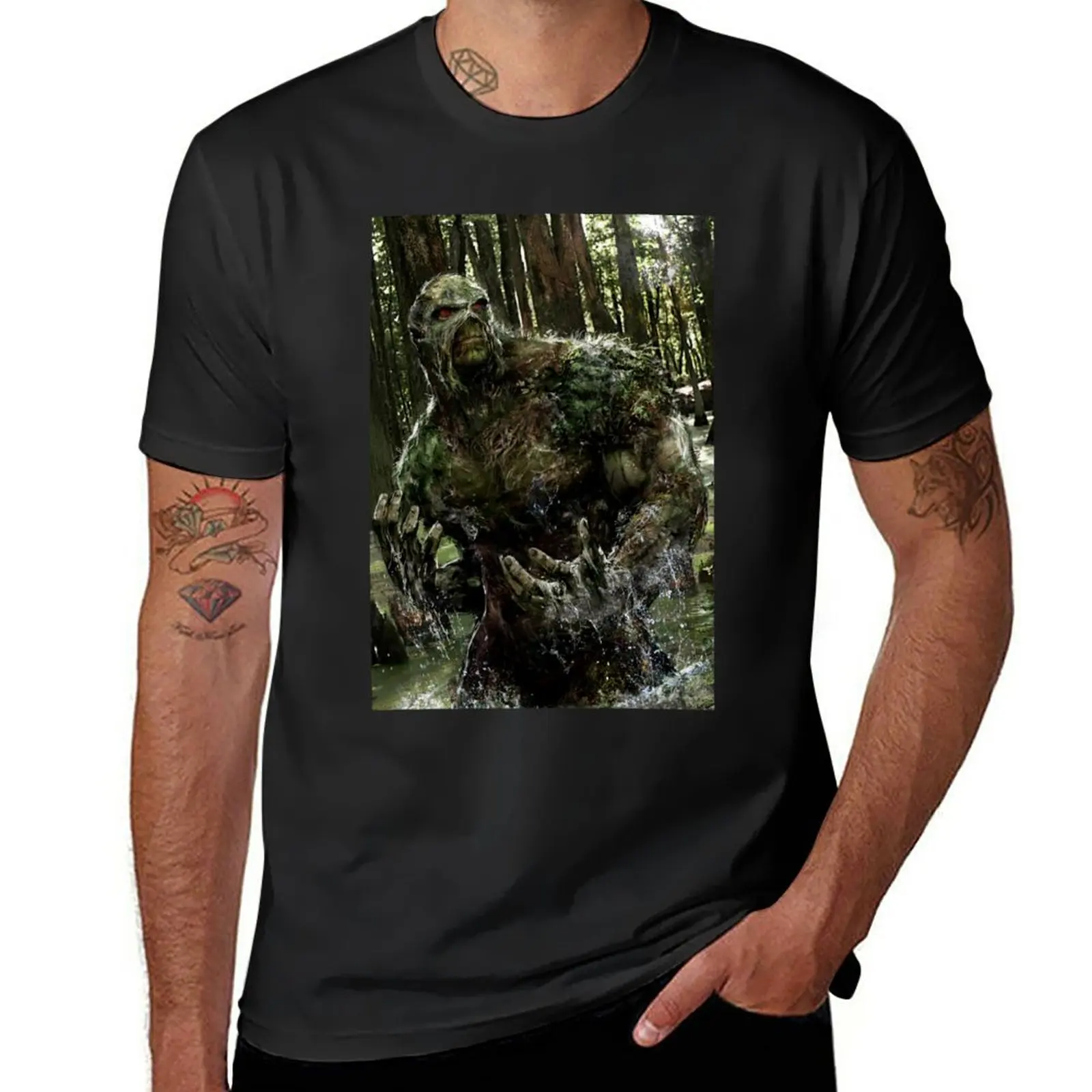 

Swamp Thing T-Shirt plus size tops tees sports fans men t shirts
