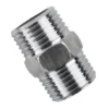 Shower Hose Extend Shower Connector For Extra Long-Hose Stainless Steel Shower Extender Universal 1/2" Male To Male Adaptor 1