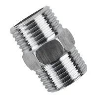 Shower Hose Extend Shower Connector For Extra Long-Hose Stainless Steel Shower Extender Universal 1/2" Male To Male Adaptor 1