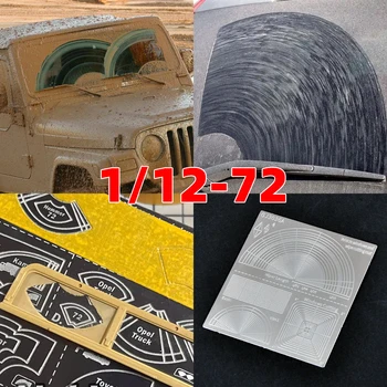 Strumenti per la pittura di modelli in scala, strumenti per la colorazione delle finestre e la effetto invecchiato, nastro adesivo Washi, stencil da taglio universali per tutte le scale
