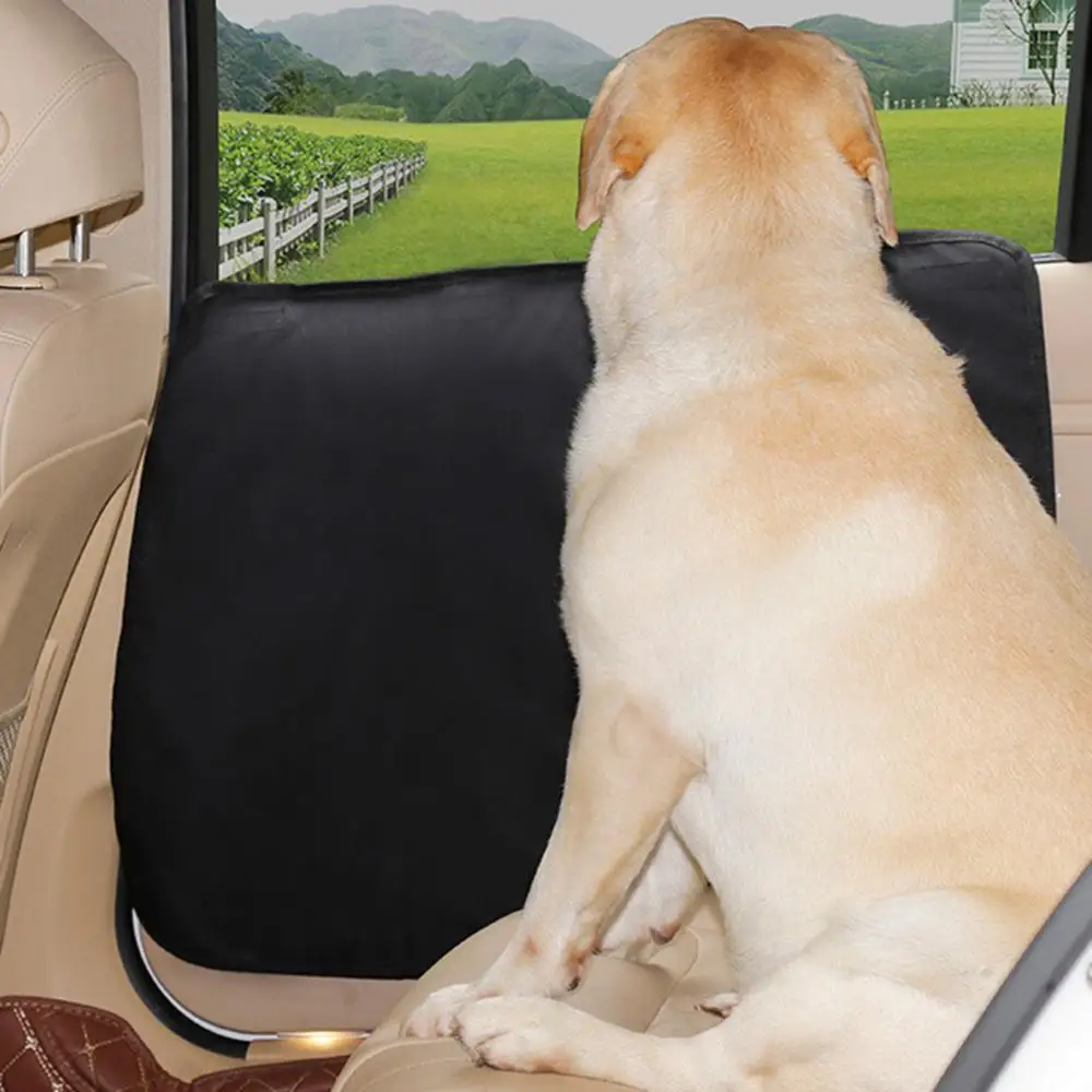 Anti-Scratch 2Pcs Car Side Door Window Protector Dog Protective