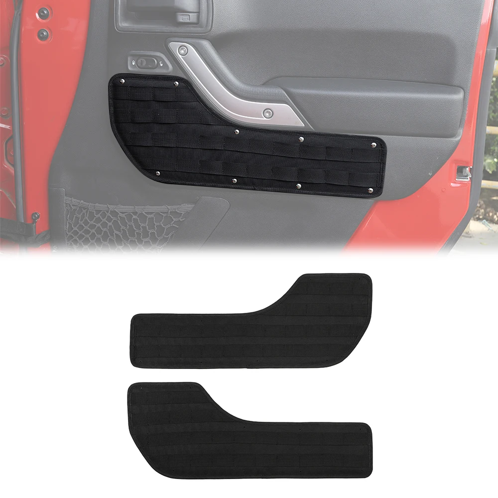 

Car Front Rear Inner Door Tactics Organizer Tactical Storage Hanging Board for Jeep Wrangler JK 2007-2010 2011-2017 Accessory