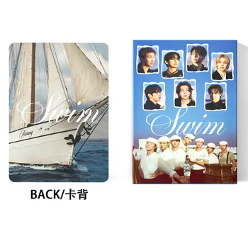 127 K-pop popular boy group mini card stickers SWIM album card stickers fan collection cards LOMO cards support gifts 1